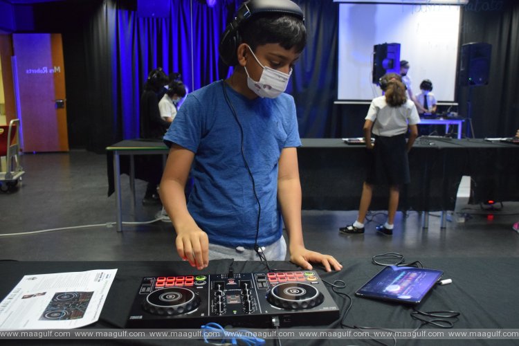 20 Year 4 Students at GEMS Wellington Academy - Silicon Oasis Celebrate the World Music Day